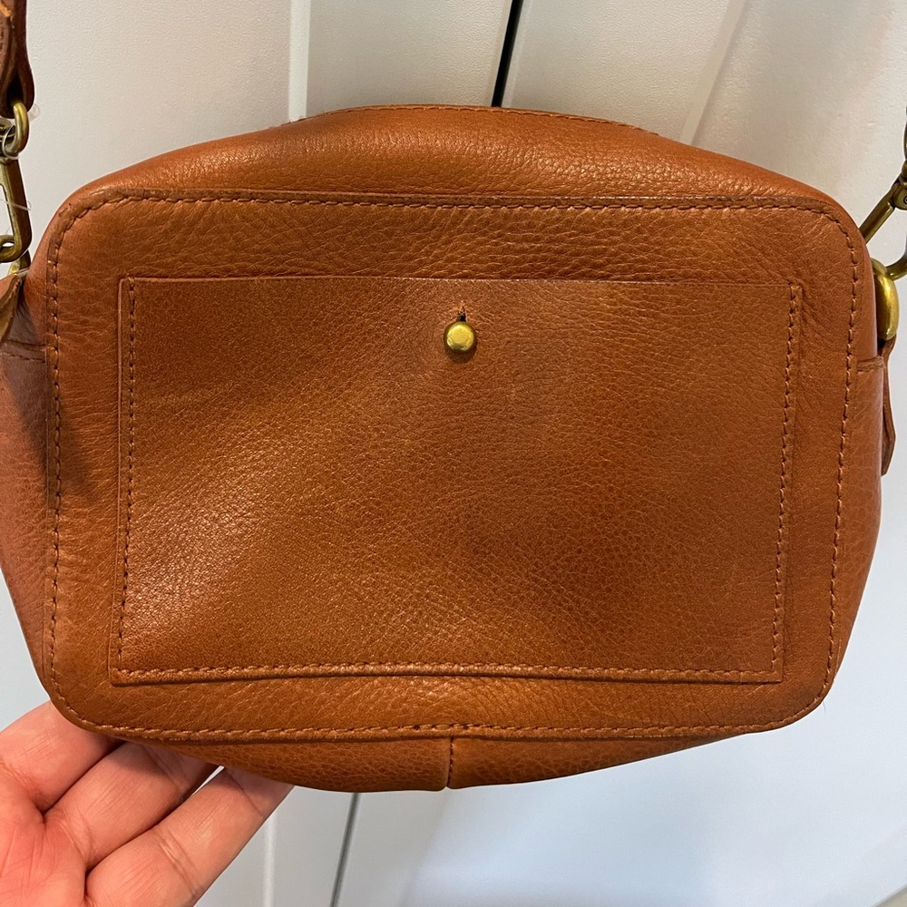 Madewell crossbody brown leather